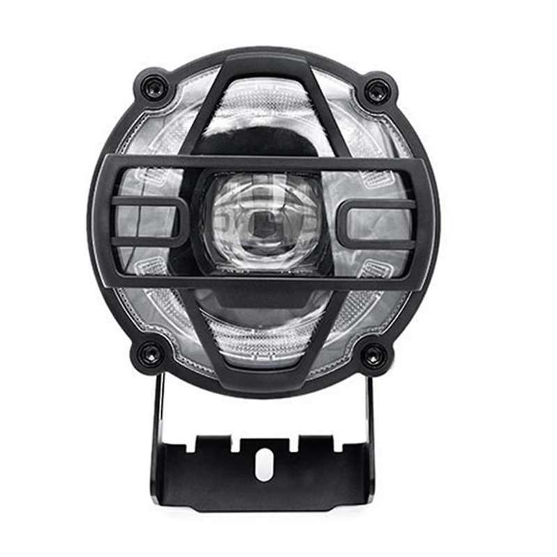 E-Bike Headlights 36V 48V Electric Bicycle Horn Light Waterproof Aluminium Alloy Head Light Night Ri