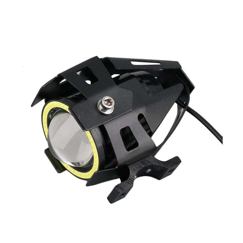 E-bike Light Headlight Input Dc 12v-80v Ebike Handlebar Lamp Electric Scooter Led Front Light
