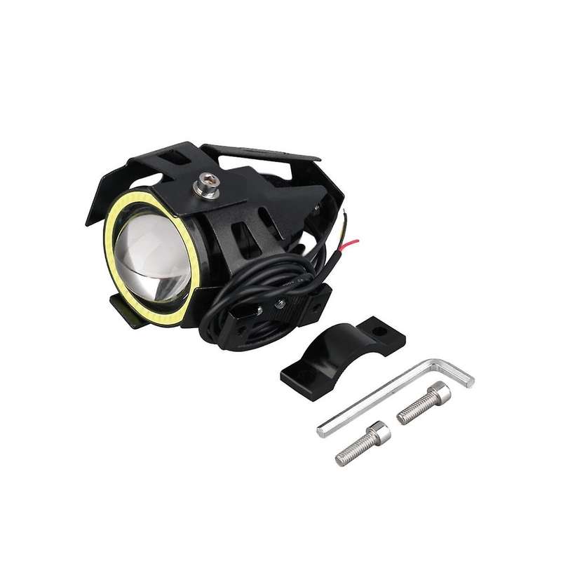 E-bike Light Headlight Input Dc 12v-80v Ebike Handlebar Lamp Electric Scooter Led Front Light