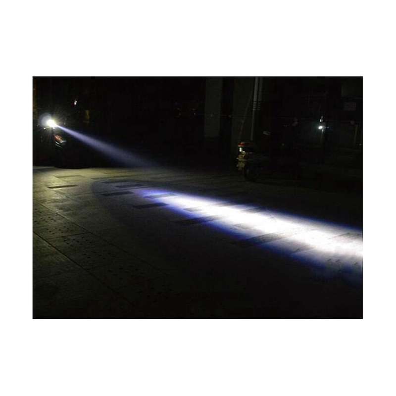 E-bike Light Headlight Input Dc 12v-80v Ebike Handlebar Lamp Electric Scooter Led Front Light