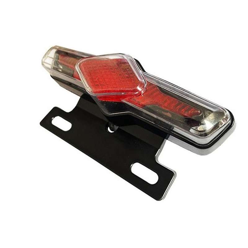 Ebike Rear Led Tail Light 36v-60v Safety Warning Lamp for Electric Bicycle Waterproof Accessories T