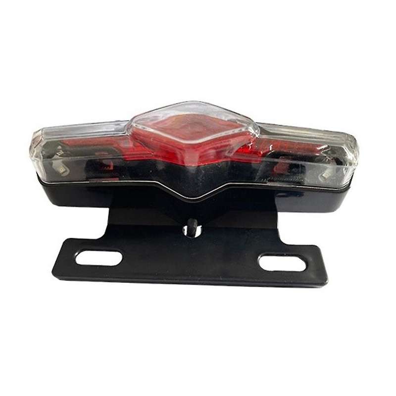 Ebike Rear Led Tail Light 36v-60v Safety Warning Lamp for Electric Bicycle Waterproof Accessories T