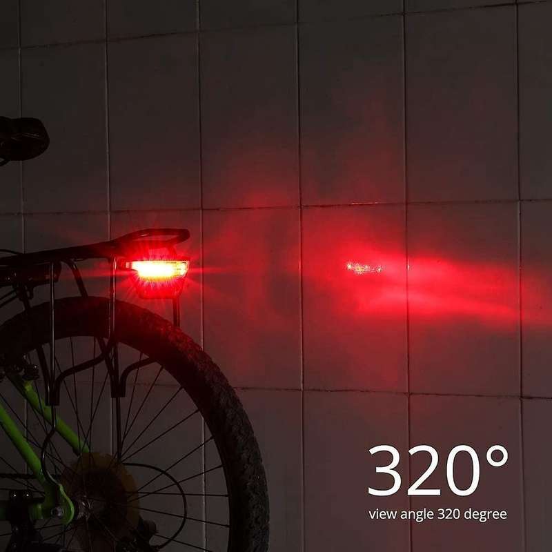 Ebike Light Set with Electric Bicycle Headlight and E Bike Rear Lamp DC6V 12V 36V 48V 60V 72V LED Eb