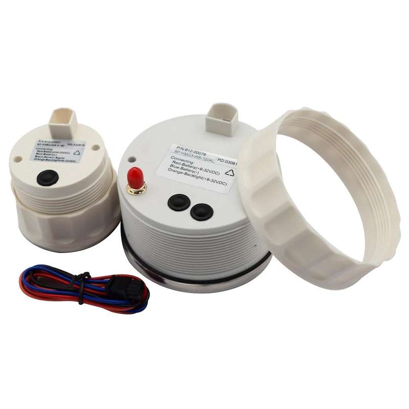 ECH 52Mm Motorcycle Fuel Level Gauge Car Fuel Meter E-F Range for Auto Boat Automobile Yacht with 7