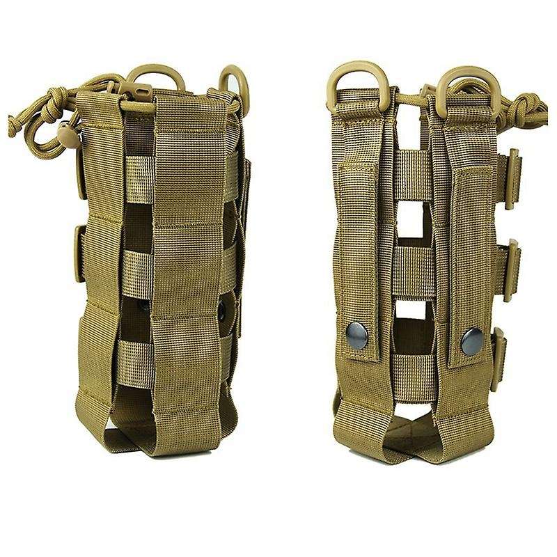 Eco-Friendly Camouflage Print Durable Drawstring Outdoor Bottle Pouch Kettle Pocket Cloth Camping
