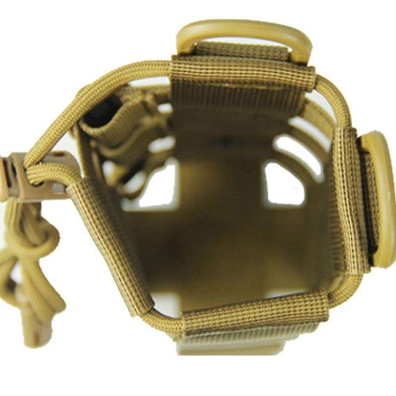 Eco-Friendly Camouflage Print Durable Drawstring Outdoor Bottle Pouch Kettle Pocket Cloth Camping