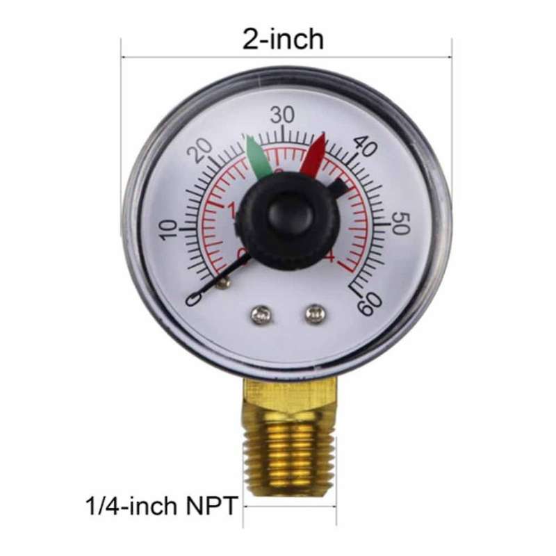 Ecx271261 Pressure Gauge Suitable for and Series Sand Filters S270t2 S244sv