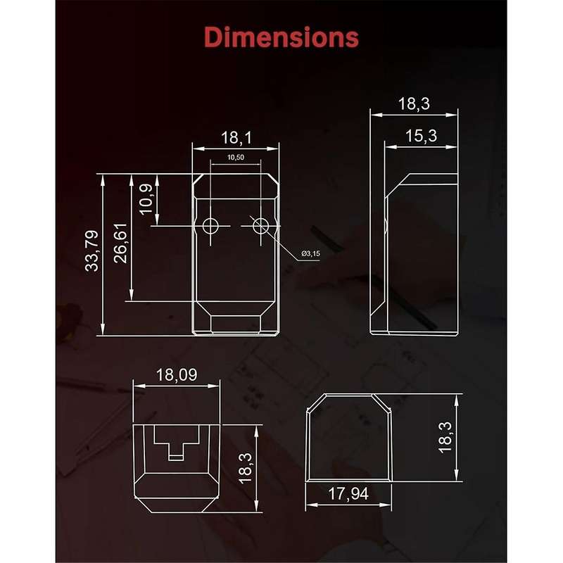 Eddy Coil Auto Leveling Sensor High-Speed for Voron 2.4 Stealthburner Trident VZbot Printhead Klippe