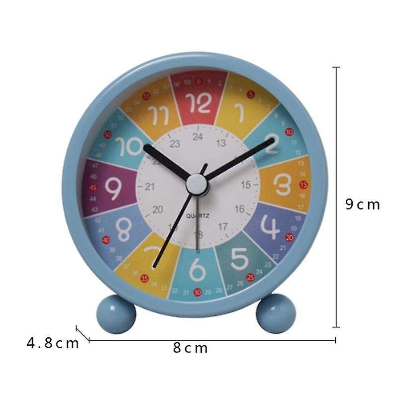 Educational Wall Clock Learning Time, Silent Non-ticking Decorative Clock for Classrooms Or Bedroom