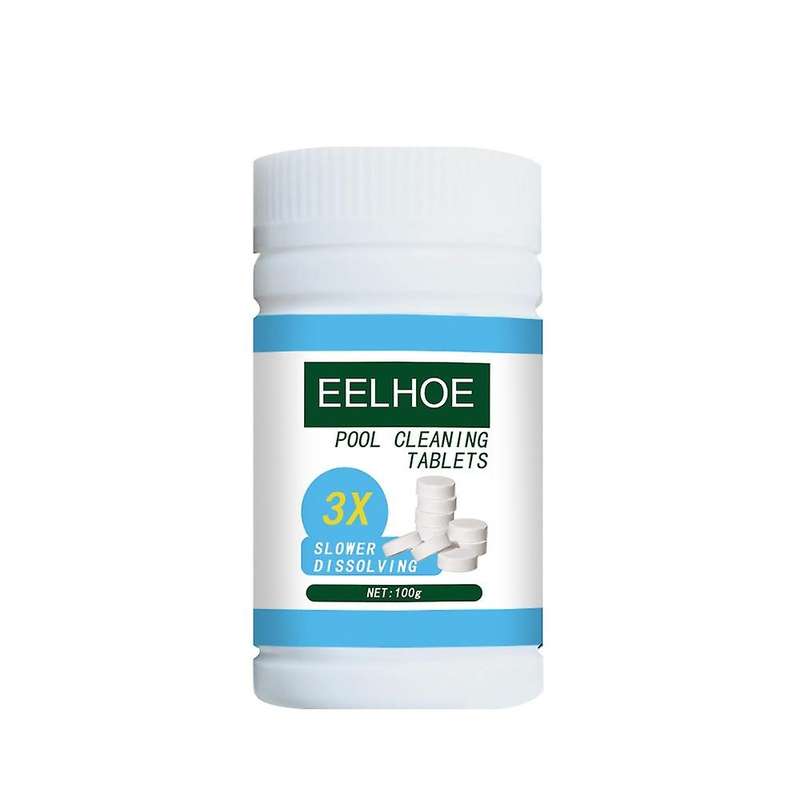 Eelhoe Swimming Pool Disinfection Tablets for Hot Tub Spa Swimming Pool Water Cleaning Disinfection