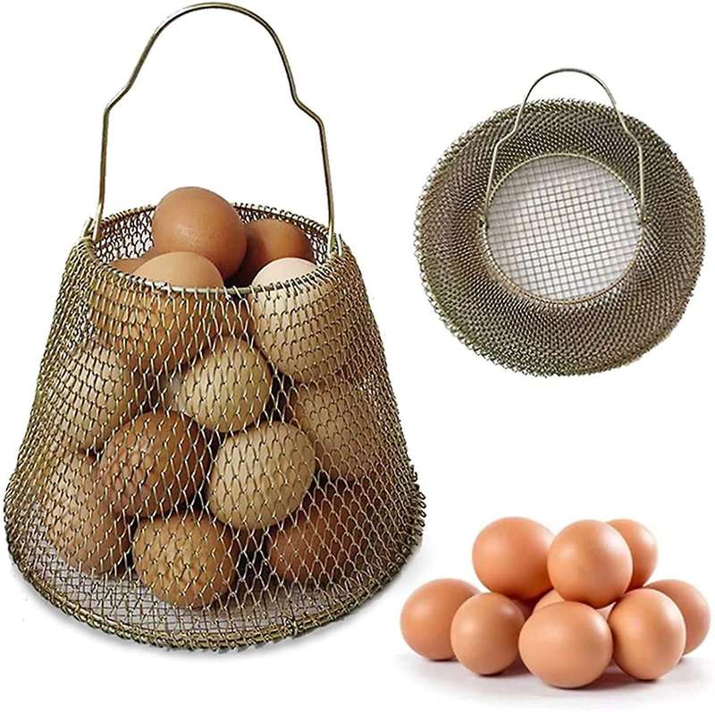 Egg Basket, Collapsible Mini Egg Storage for Eggs - Can Easily Load Eggs for Carrying and Collectin