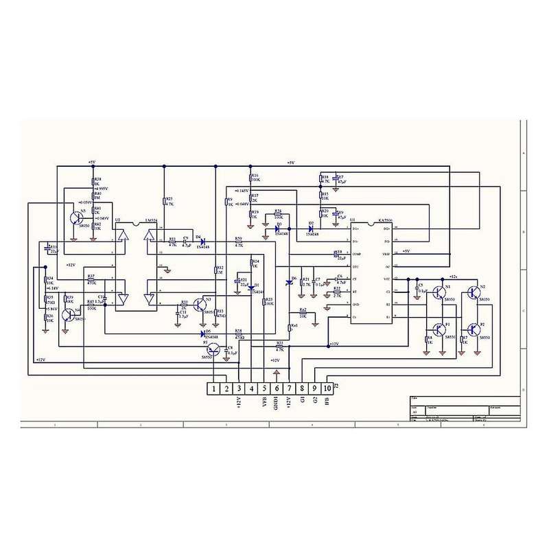 Eg7500 Inverter Front Stage Boost Push-pull Switching Drive Board Fully Compatible with Ka7500 Tl494
