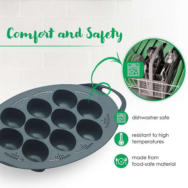 Egg Boiler 10 Eggs Egg Boiler SteamEGGS MAX - for TM6 Accessories - Egg Poacher - Accessories for