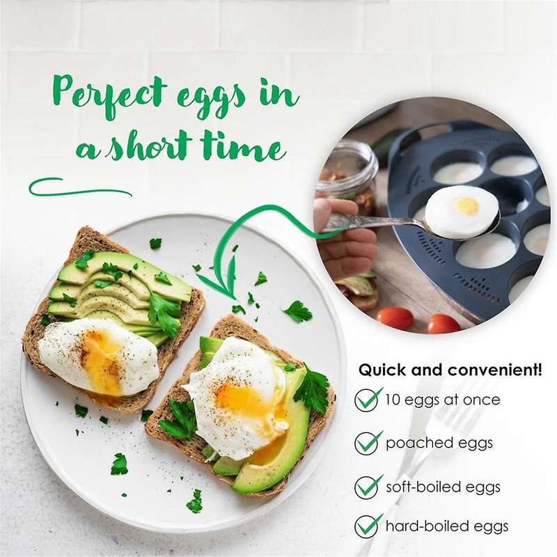 Egg Boiler 10 Eggs Egg Boiler SteamEGGS MAX - for TM6 Accessories - Egg Poacher - Accessories for