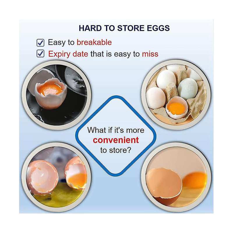 Egg Box for Refrigerator Automatic Rolling with Date Reminder, Egg Holder Storage Box Drawer, Stora