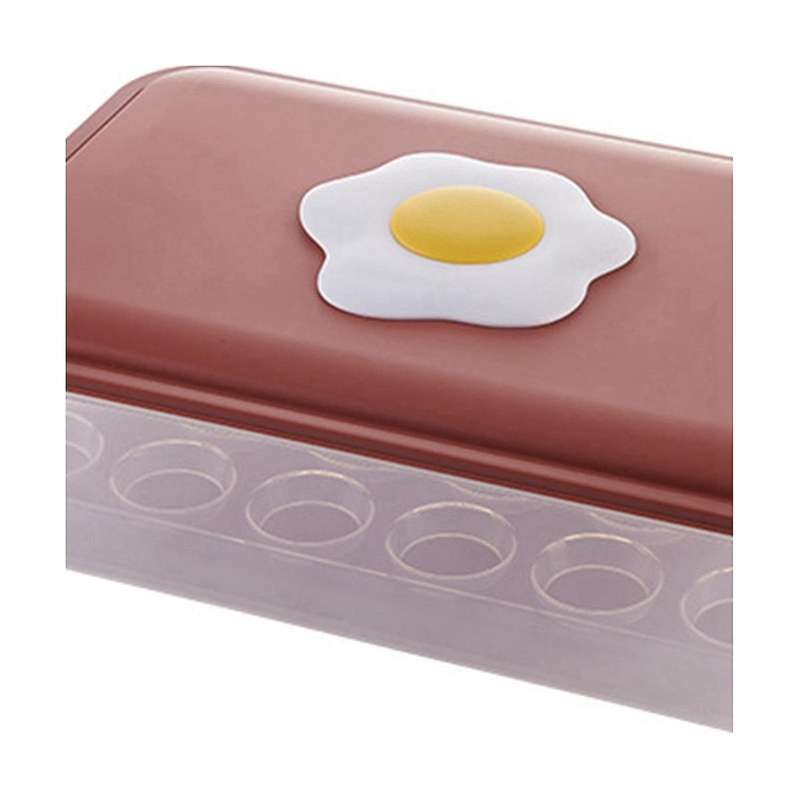 Egg Carton Refrigerator -keeping Storage Box, Kitchen with Lid Duck Egg Anti-drop Egg Grid