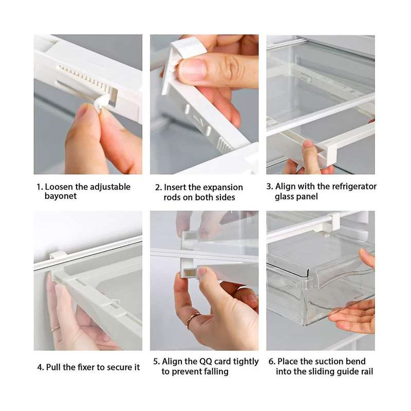Egg Holder for Refrigerator,egg Storage Drawer for Refrigerator,fridge Drawer Organizer Pull Out Eg