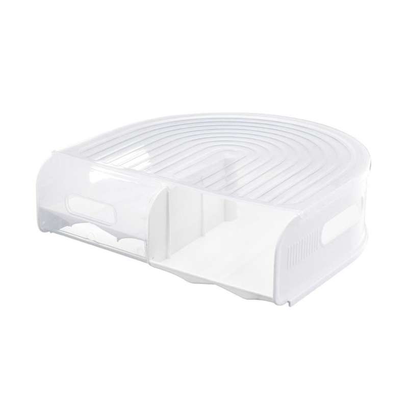 Egg Holder for Refrigerator, U-shaped Egg Drawer Refrigerator, Stackable Egg Storage Container For