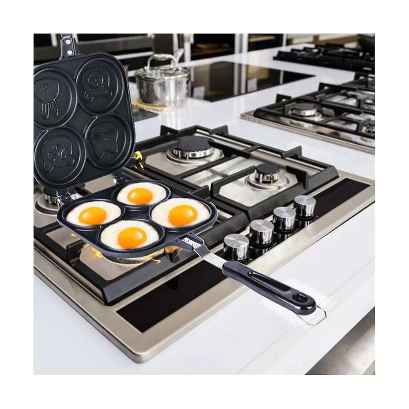 Egg Frying Pan Double-sided Pancake Shape Griddle Pan Pancake Pan Non-stick Animal Pancake Maker Min