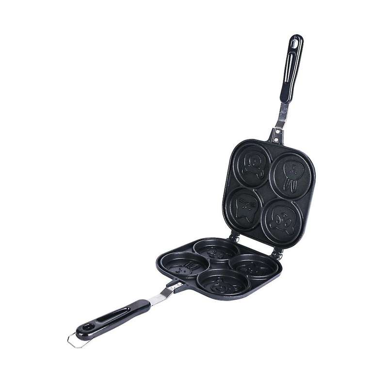 Egg Frying Pan Double-sided Pancake Shape Griddle Pan Pancake Pan Non-stick Animal Pancake Maker Min