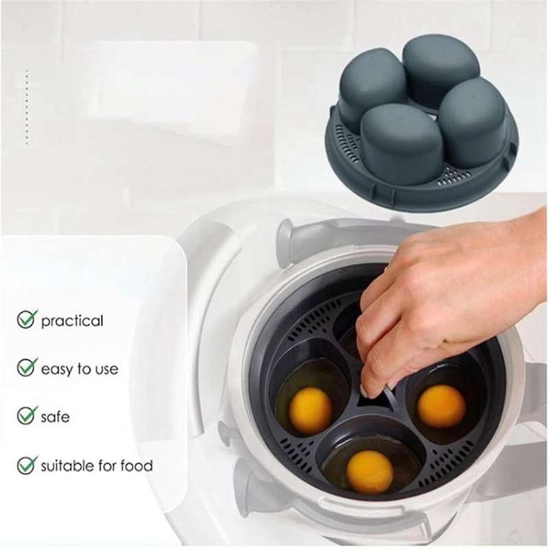 Egg Poacher for TM5 TM6 TM31 Pot Eggs Boiler Cooker Steamer Molds Steam Basket Kitchen Cooking Tool