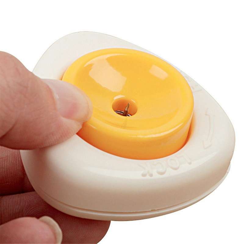 Egg Piercer Device with Safety Lock Design for Perfect Easy-To-Peel Hard Egg Egg Piercer