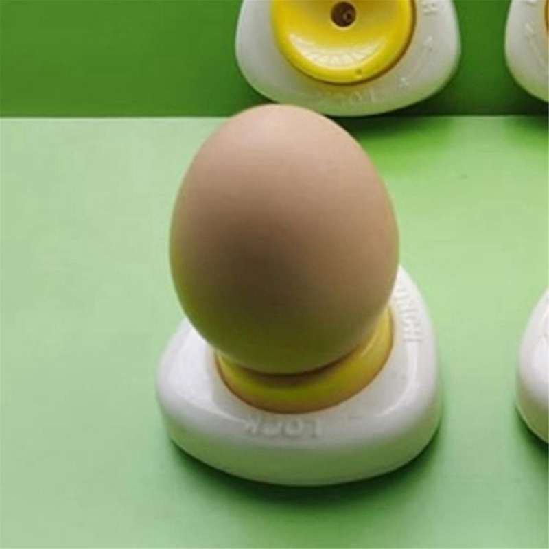 Egg Piercer Device with Safety Lock Design for Perfect Easy-To-Peel Hard Egg Egg Piercer