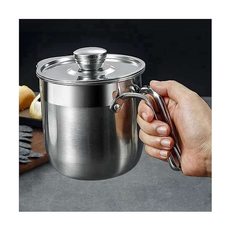 Egg Separator, Stainless Steel Yolk White Separator Tool with Cover, Yolk Separator Separates Multi