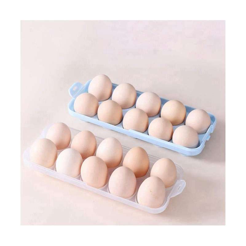 Egg Storage Box Refrigerator Crisper Egg Protection Box Portable Egg Carriage Container for Camping