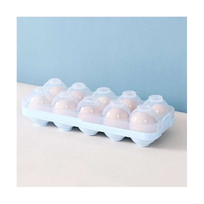 Egg Storage Box Refrigerator Crisper Egg Protection Box Portable Egg Carriage Container for Camping