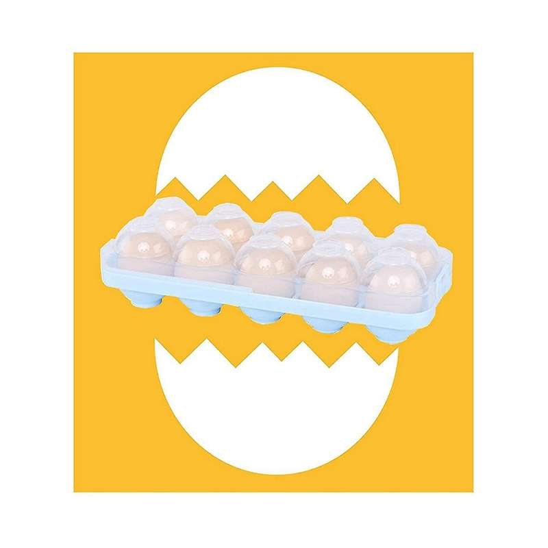 Egg Storage Box Refrigerator Crisper Egg Protection Box Portable Egg Carriage Container for Camping