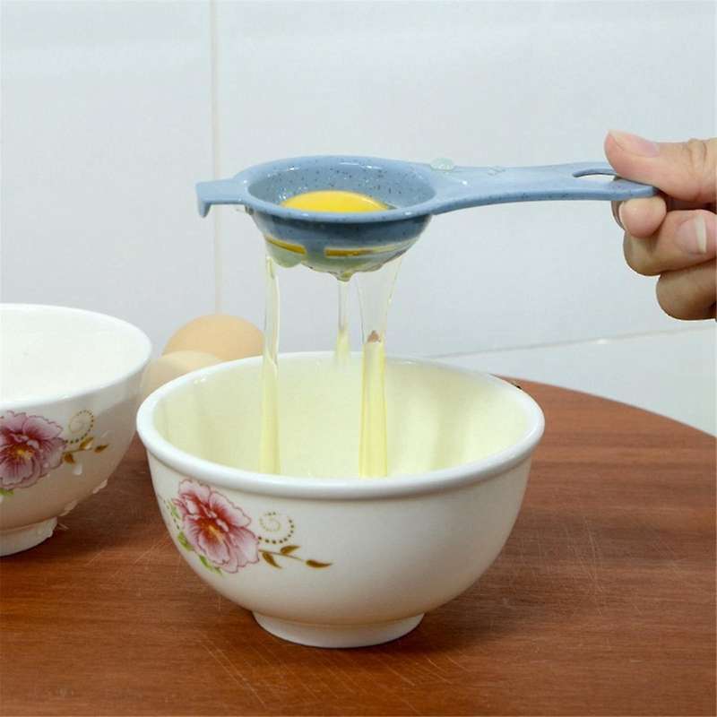 Egg Yolk White Separator 6pcs Egg Separator Egg Yolk Separator Food Grade Egg White Filter Egg Sepa