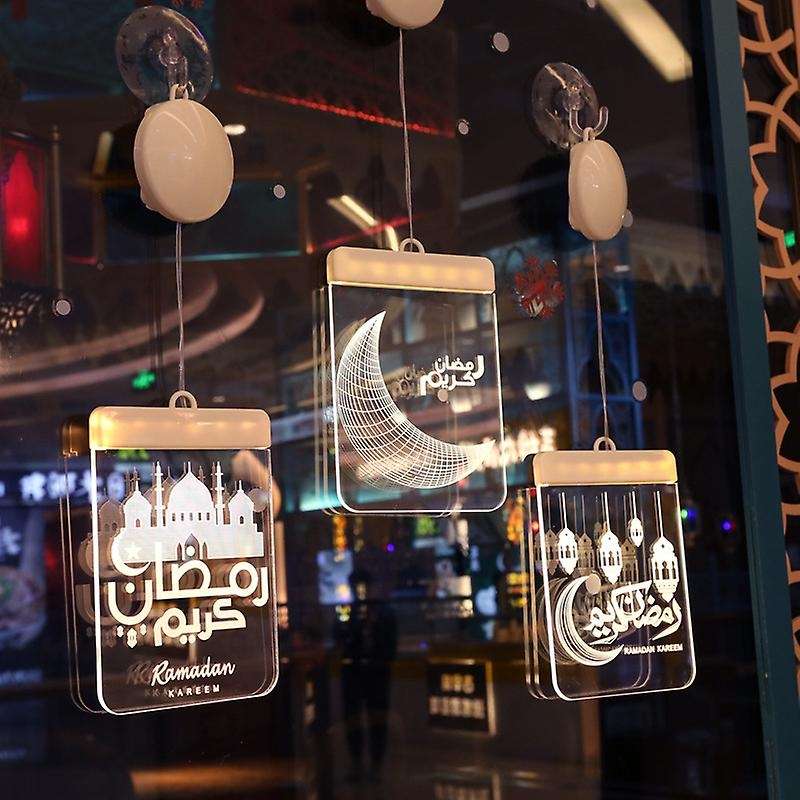 EID and Ramadan Decor EID Night Light Ramadan Decorations for Home Islamic Muslim Party Decor A