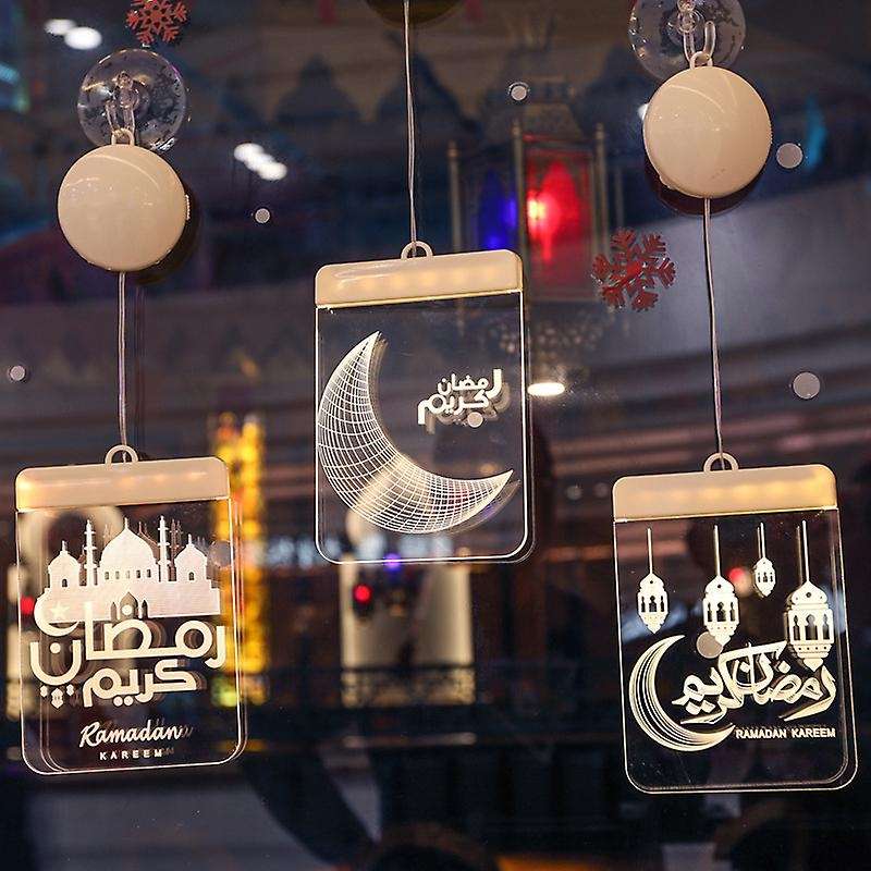EID and Ramadan Decor EID Night Light Ramadan Decorations for Home Islamic Muslim Party Decor A
