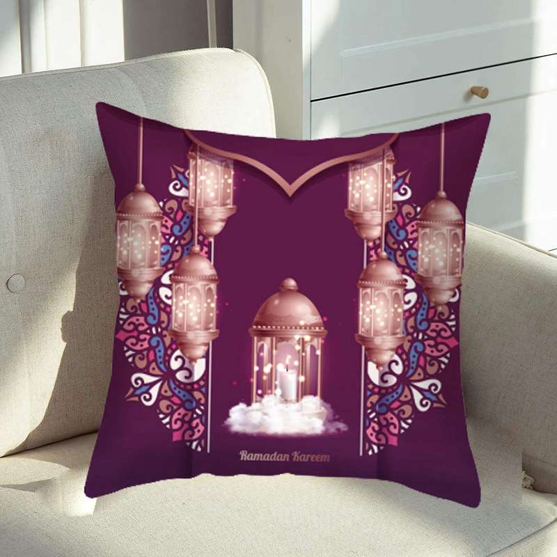 EID Mubarak Decor Cushion Cover Ramadan Decorations Home Islamic Muslim Decor Ramadan Kareem Pillow