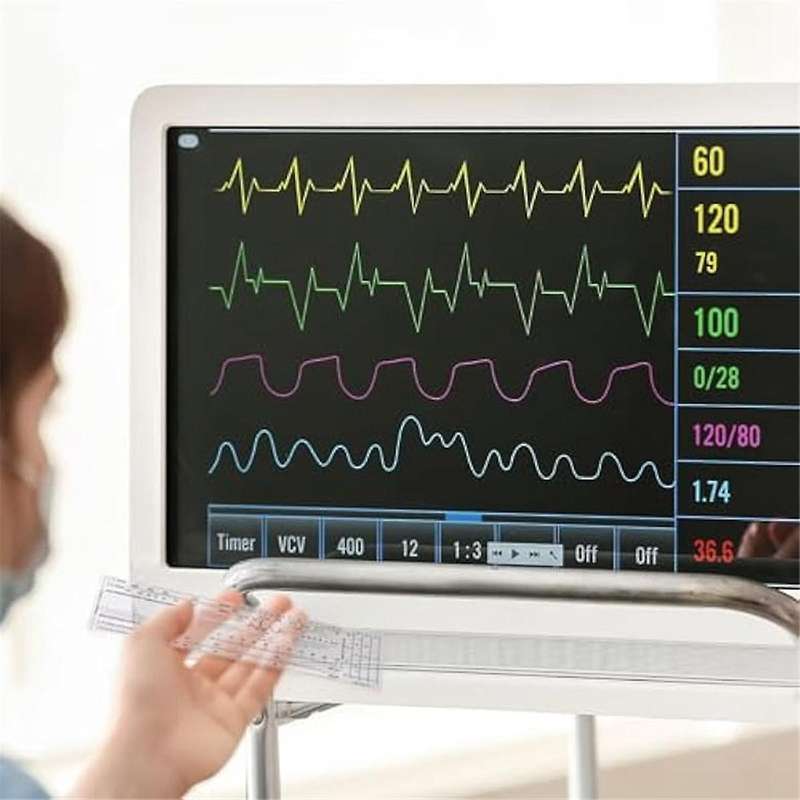 EKG Calipers and EKG Ruler Set ECG Calipers Drafting Electrocardiogram Divider ECG Calipers Measuri