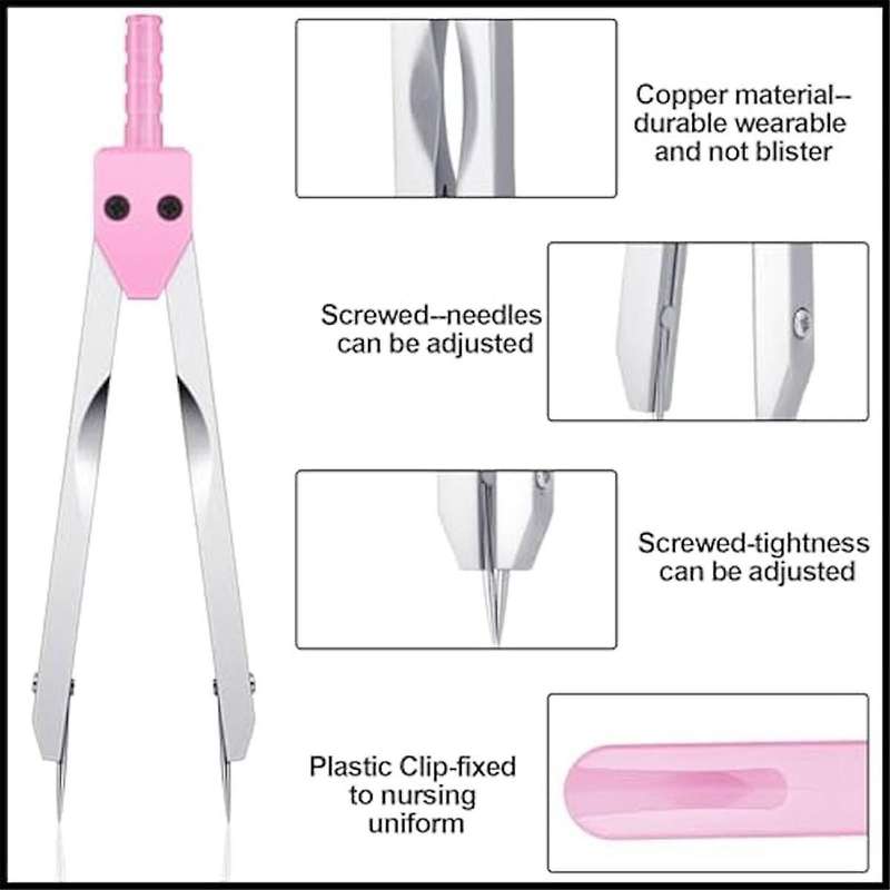 EKG Calipers and EKG Ruler Set ECG Calipers Drafting Electrocardiogram Divider ECG Calipers Measuri