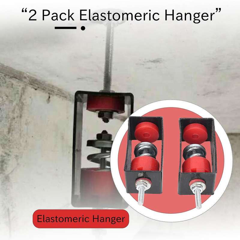 Elastomeric Hanger - Spring Vibration Isolator - Anti Vibration Ceiling Suspended Mounted - Studio