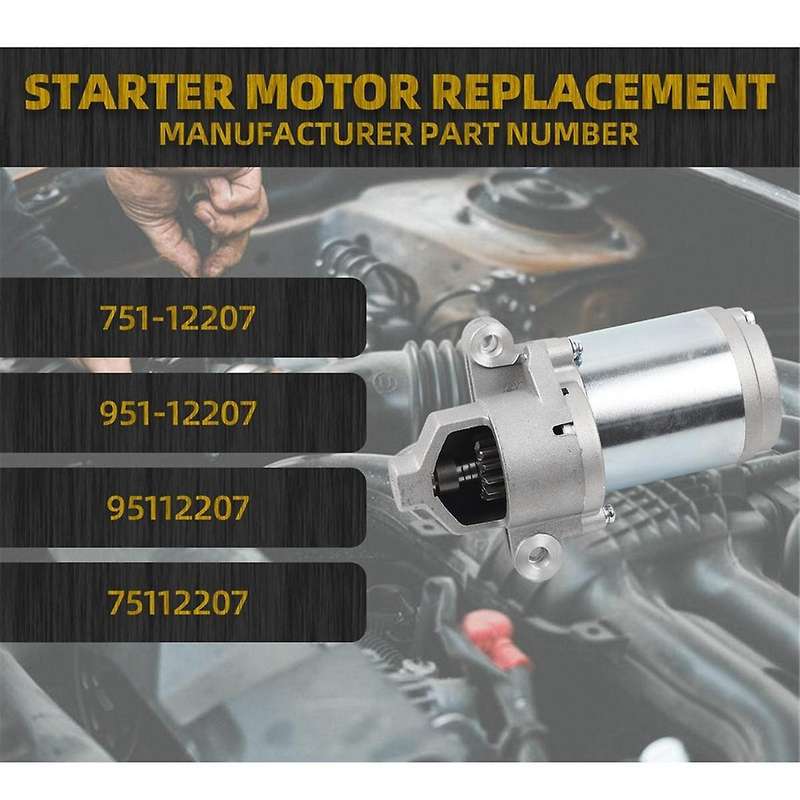Electric 12V 751-12207 951-12207 751P12207A for // Yard Man Riding Mower Machines