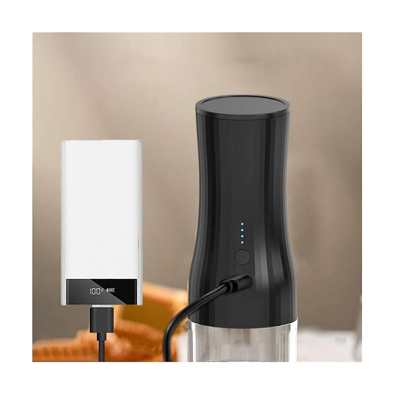 Electric Automatic Pepper Grinder Set 140ml Adjustable Coarseness Nuts Grains Crusher Food Grinder