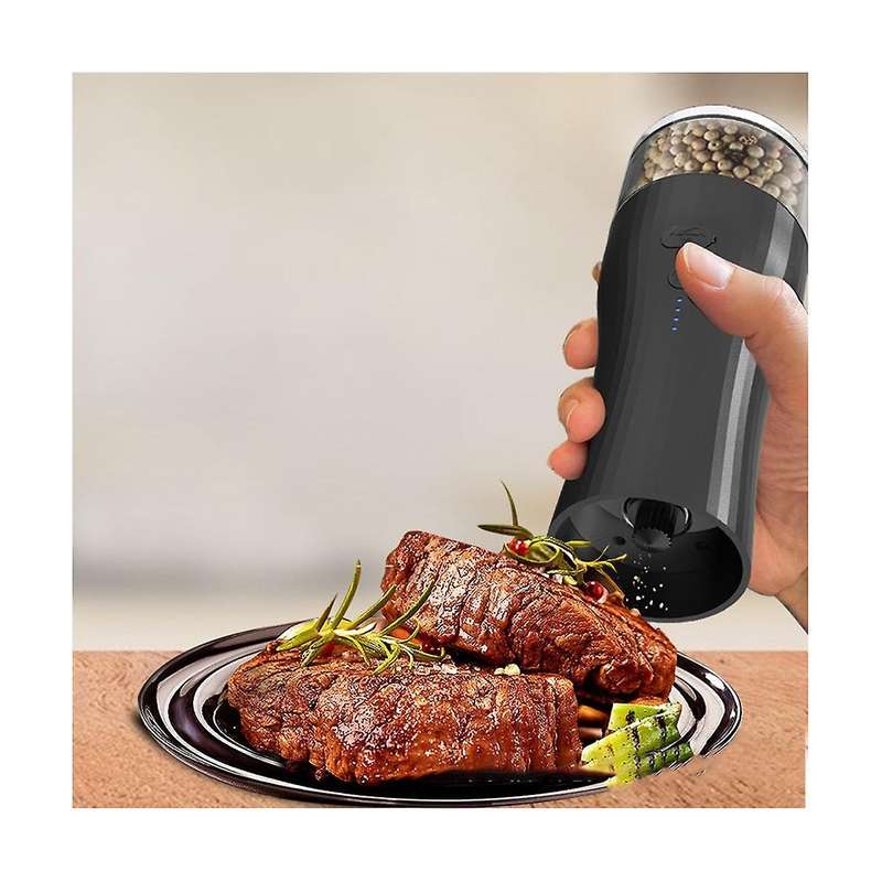 Electric Automatic Pepper Grinder Set 140ml Adjustable Coarseness Nuts Grains Crusher Food Grinder