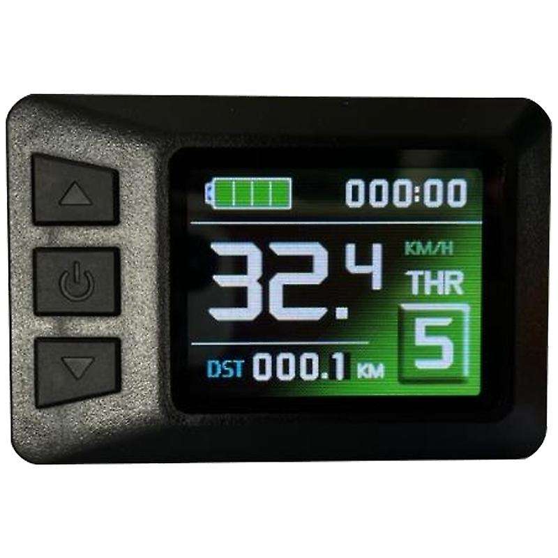 Electric Bicycle 36/48V KT-LCD7C Intelligent Display E-Bike LCD Control Panel SM Connector Accessori