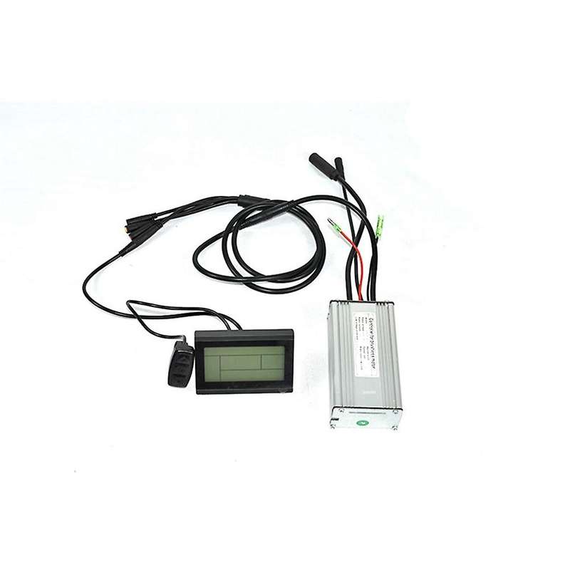 Electric Bicycle 350W Kit 17A Controller with KT LCD3 Display & Thumb Throttle and Sensor 115PDD Bra