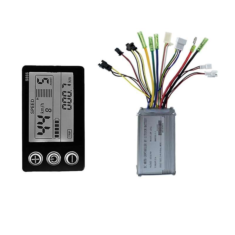 Electric Bicycle Scooter Controller Lcd-s866 Meter Set Ride Control Display Gear