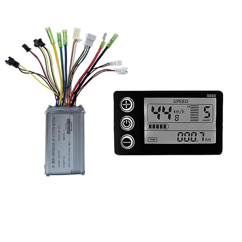 Electric Bicycle Scooter Controller Lcd-s866 Meter Set Ride Control Display Gear
