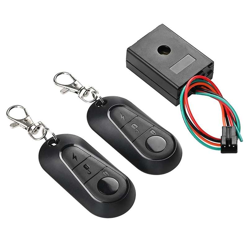 Electric Bicycle Alarm, Touch Start Electric Bike Alarm 3672V Anti Theft Security System for Electri