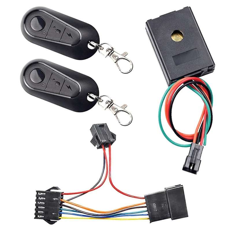 Electric Bicycle Alarm, Touch Start Electric Bike Alarm 3672V Anti Theft Security System for Elect