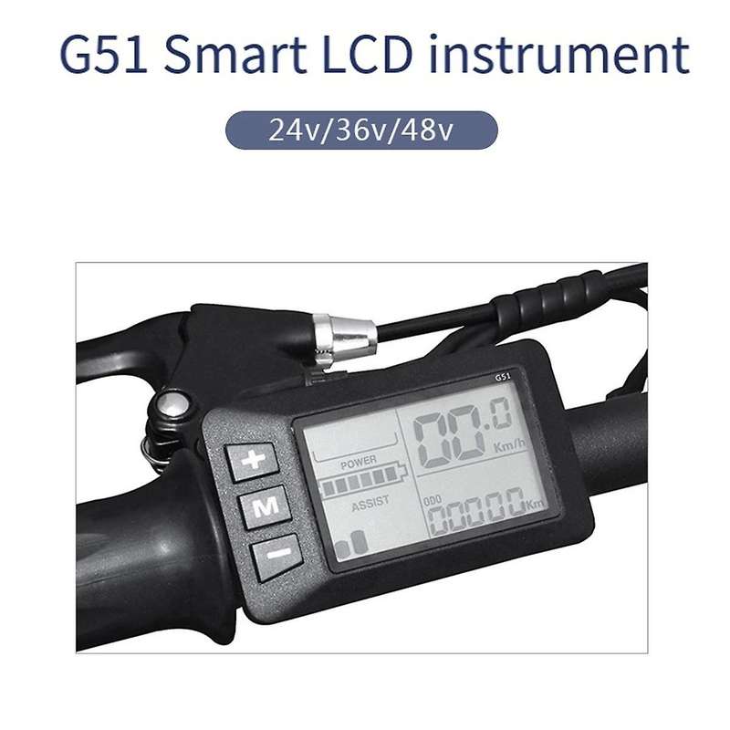 Electric Bike Ebike Accessories Controller G51 LCD Display 5Pin Electric Scooter Accelerator Waterpr