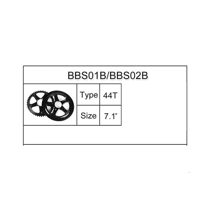 Electric Bike Sprocket and Chainring Guard 44t for Bbs01 Bbs02 Mid Drive Motor Conversion Kit Witho