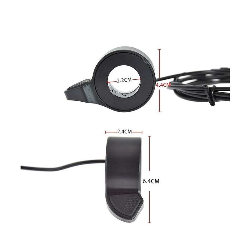 Electric Bike Thumb-dial Speed Regulation Knob Hall Sensor Accelerator Throttle Speed Regulation